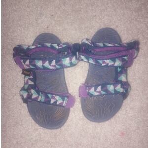 Infant Teva Sandals 4 Sport Lightweight Adjustable Purple/Blue